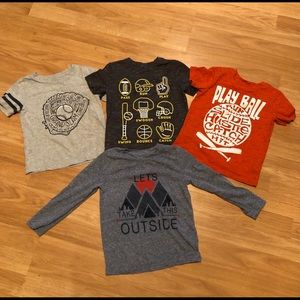 Lot of jumping bean shirts